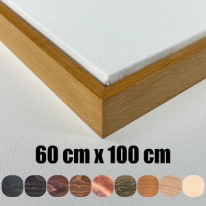 Ahşap Çerçeveli Kanvas Tuval 60×100 cm – Renk Seçenekli