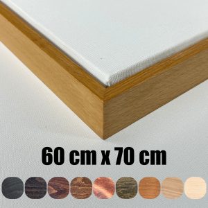 Ahşap Çerçeveli Kanvas Tuval 60×70 cm – Renk Seçenekli