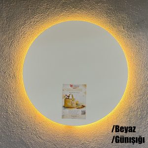 LED’li Yuvarlak Kanvas Tuval – Çap Seçenekli (20–60 cm)