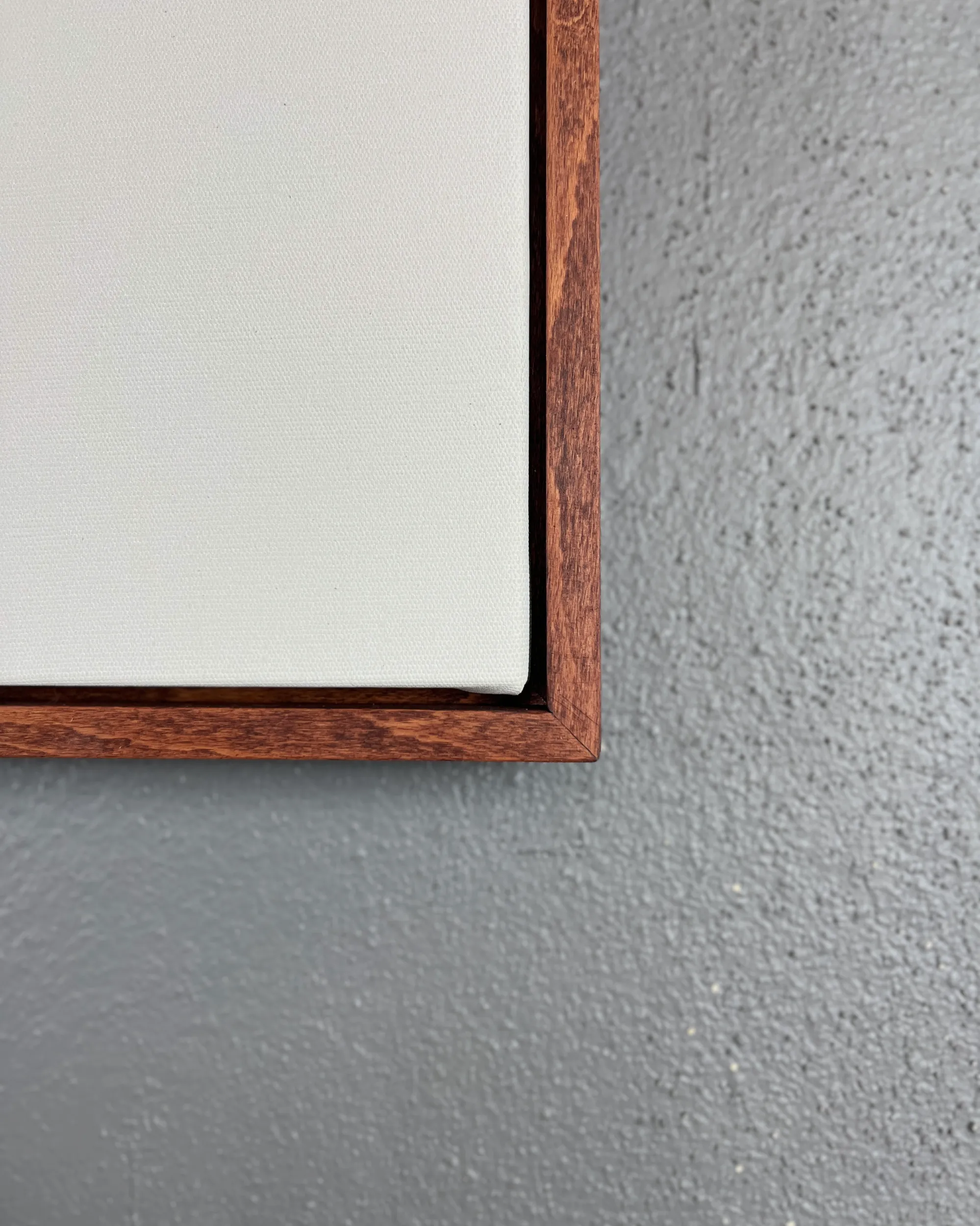 Ahşap çerçeveli tuval, renk mahogany