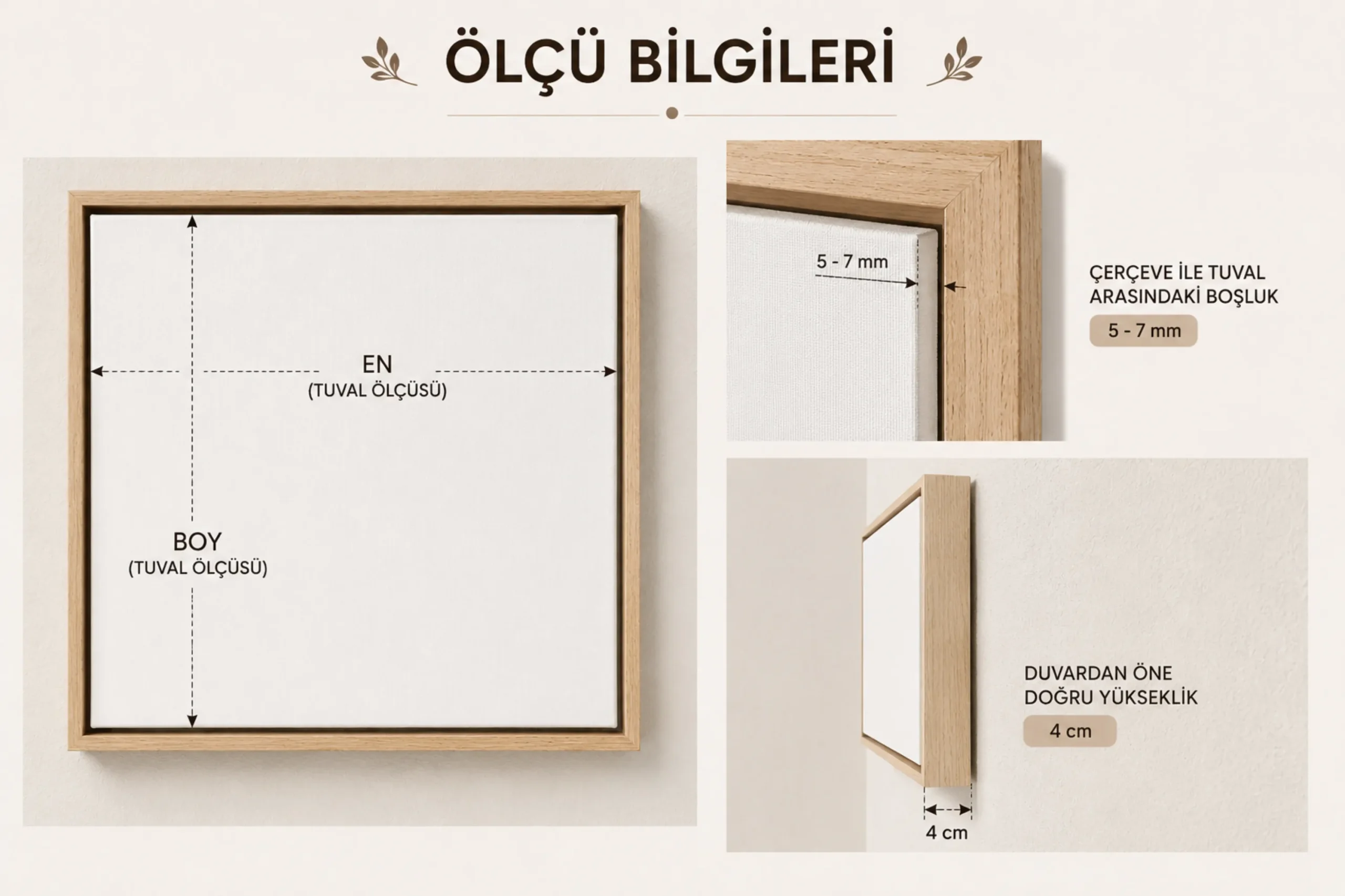 çerçeve ölçü bilgisi