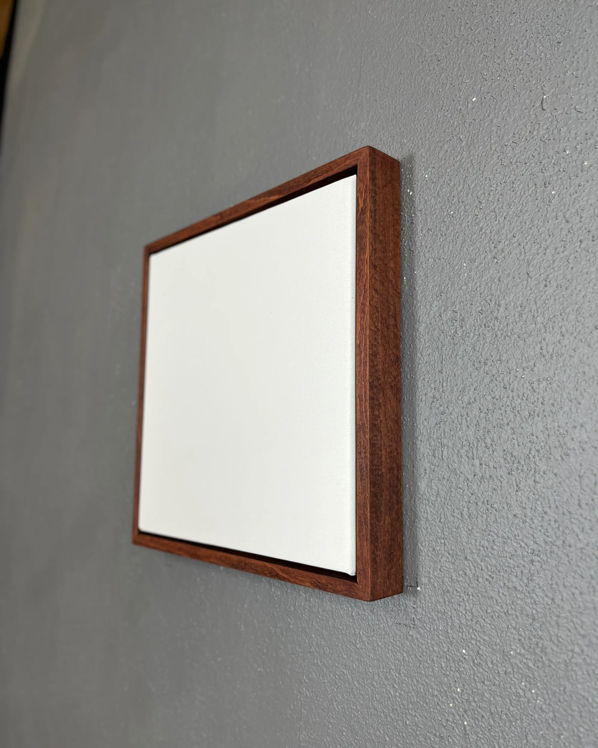 Ahşap çerçeveli tuval, renk mahogany