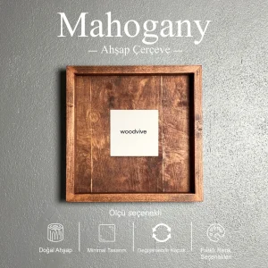 resim fotoğraf çerçevesi renk mahogany